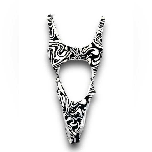 NWT Forever 21 • Bathing Suit, One Piece, Cut out Front and Back, Small - Picture 2 of 7